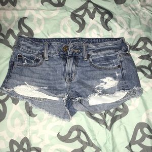 Denim shorts